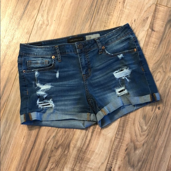 Aeropostale Denim - Aeropostale MIDI Shorts